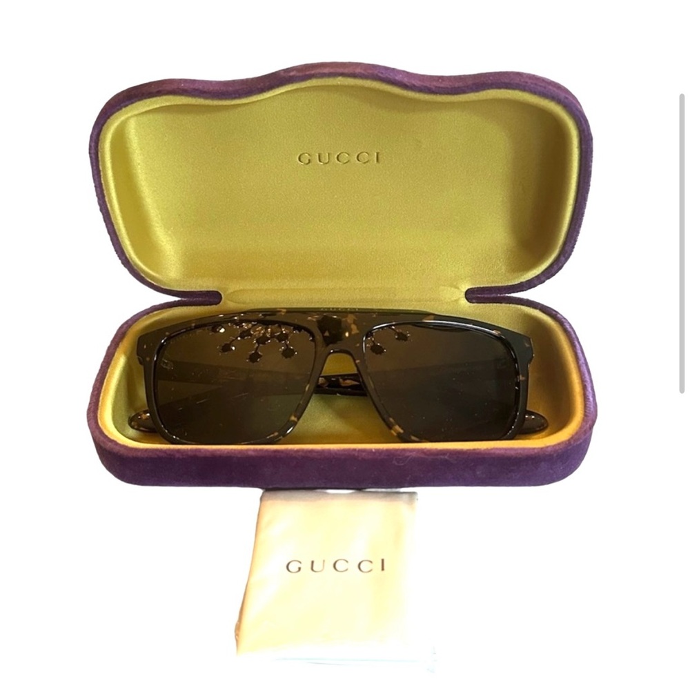 Gucci Sunglasses GG 1039S Unisex Flattop Aviators. NEW w/o Tags - Picture 5 of 12